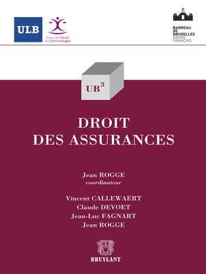 cover image of Droit des assurances